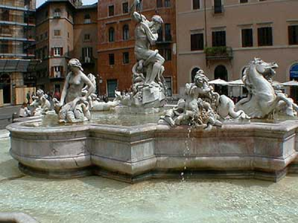 squares and fountains of rome     