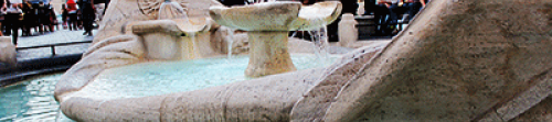 squares,fountains and augustus emperor monuments  