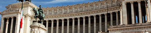 rome the most important squares and fountains      